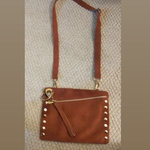 Hammitt Nash medium size pinecone in brushed leather